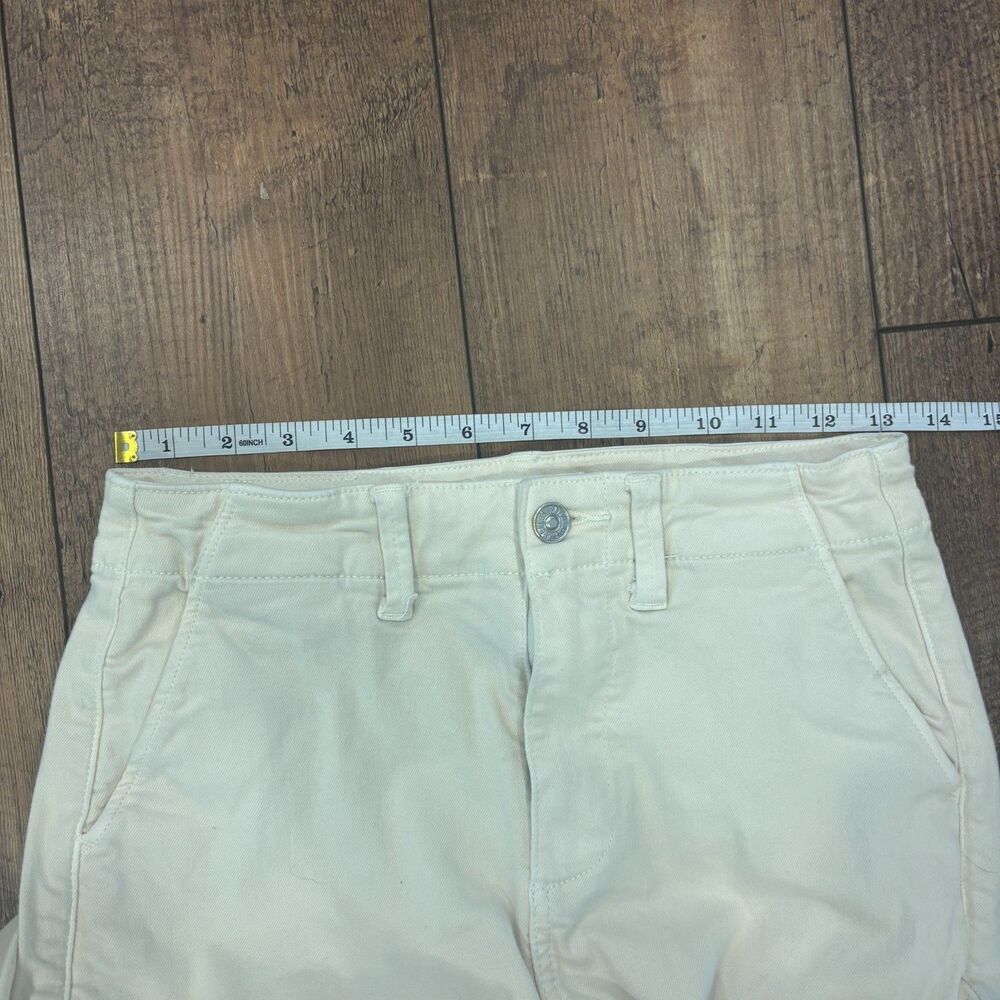 PAIGE Women’s Sz 25 Jeans/Pants Sand Carly Cargo with Pockets Wide Leg MSRP $239 - Picture 9 of 12
